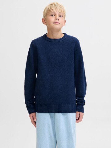 Jack & Jones Junior Sveter 'JORNorrebro' - Modrá: predná strana