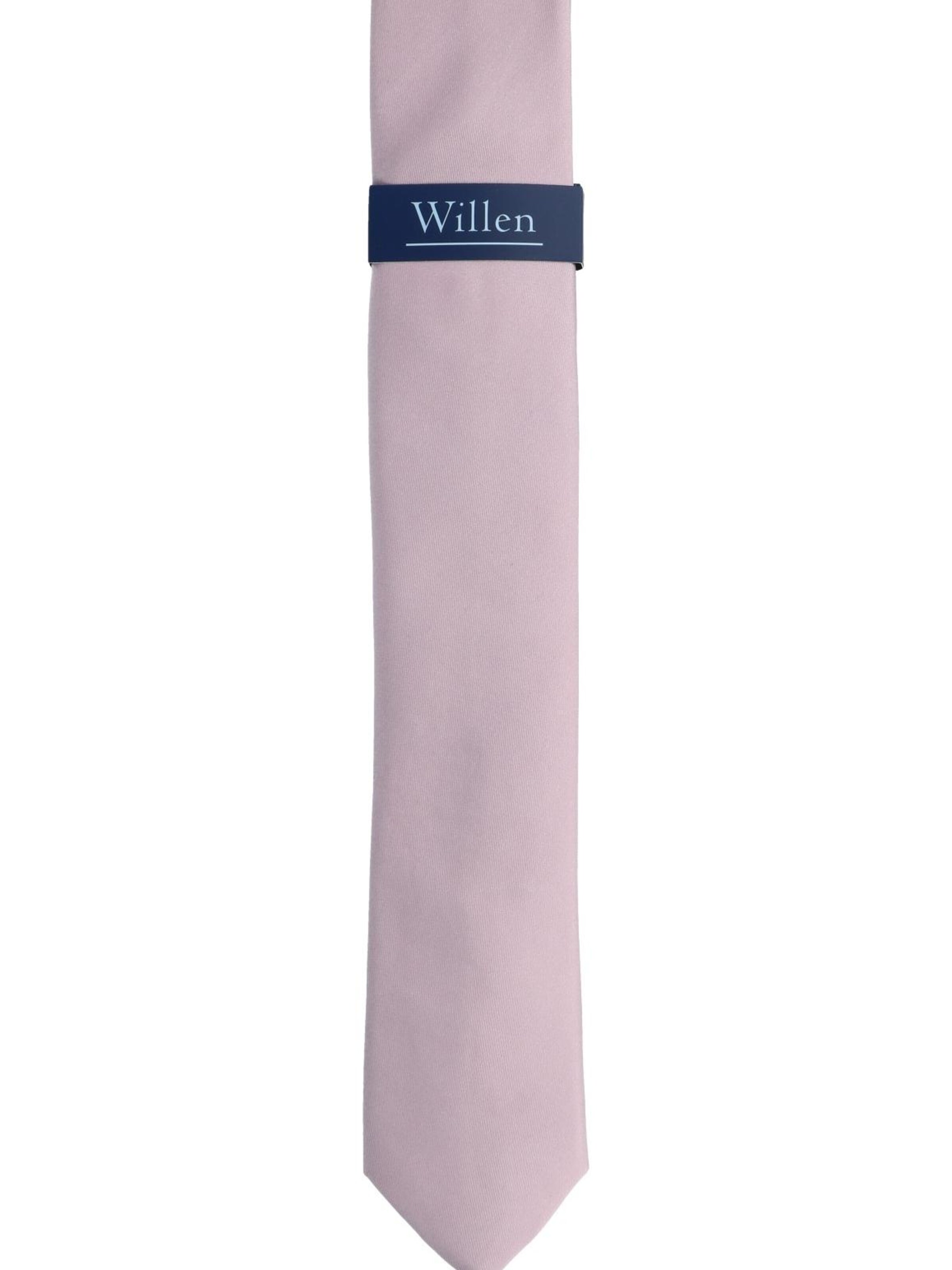 WILLEN Krawatte 'Uni de Luxe'‌‌‌‌‌‌‌‌ in Pink: Vorderseite