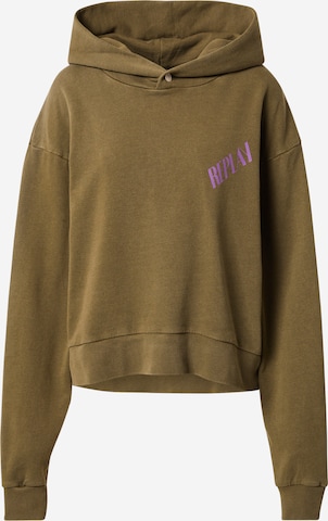 REPLAY Sweatshirt in Groen: voorkant