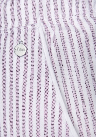 s.Oliver Pajama Pants in Purple