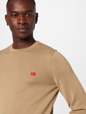 HUGO Pullover 'San Cassius-C1' in Braun