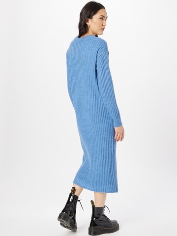PIECES Strickkleid in Blau