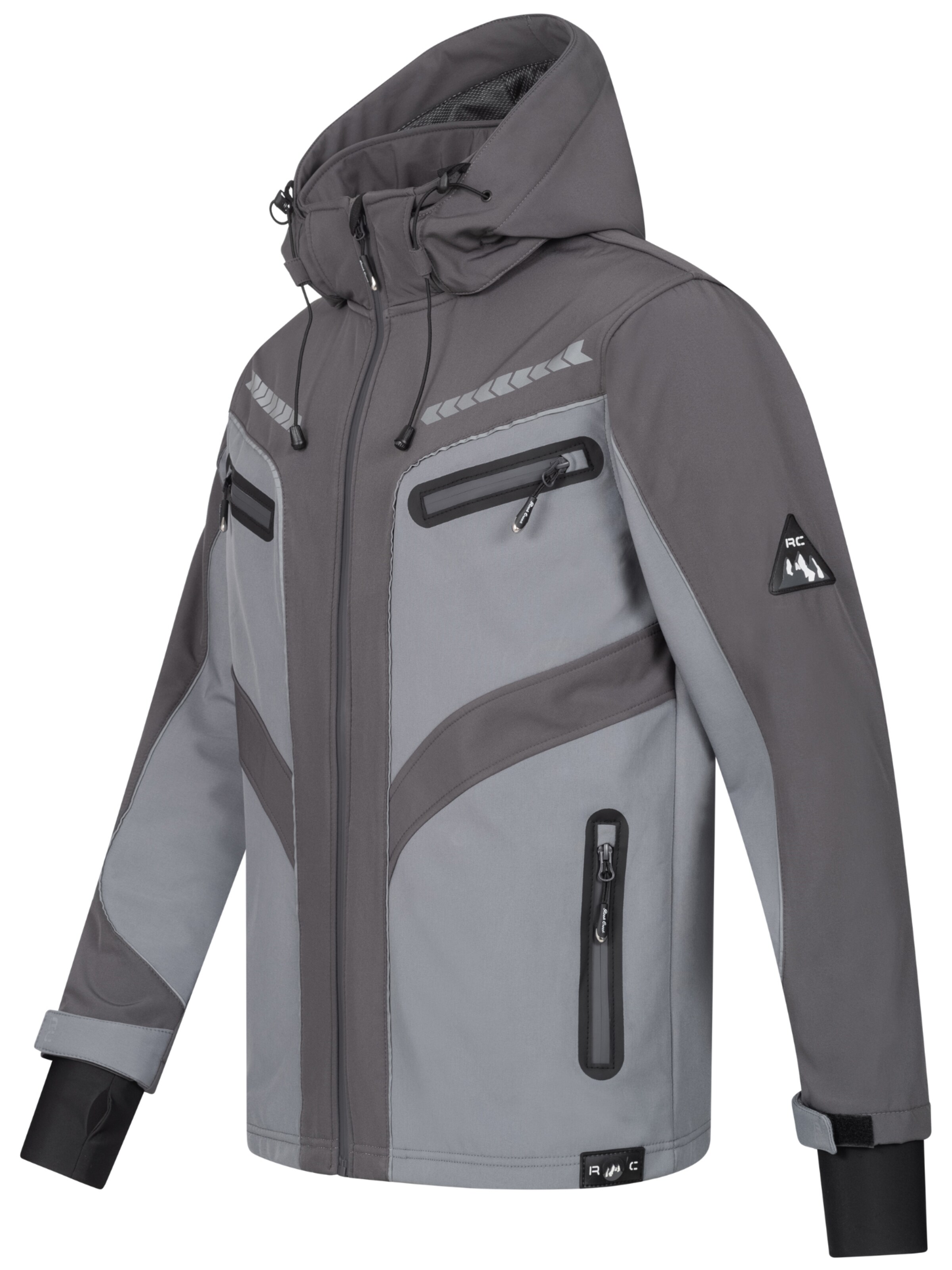 Rock Creek Outdoorjacke in Grau