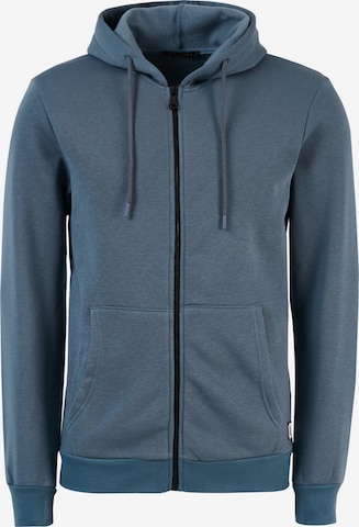 Buratti Zip-Up Hoodie in Grey: front