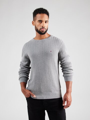 TOMMY HILFIGER Sweater in Grey: front