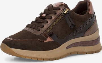 TAMARIS - Zapatillas deportivas bajas en marrón: frente