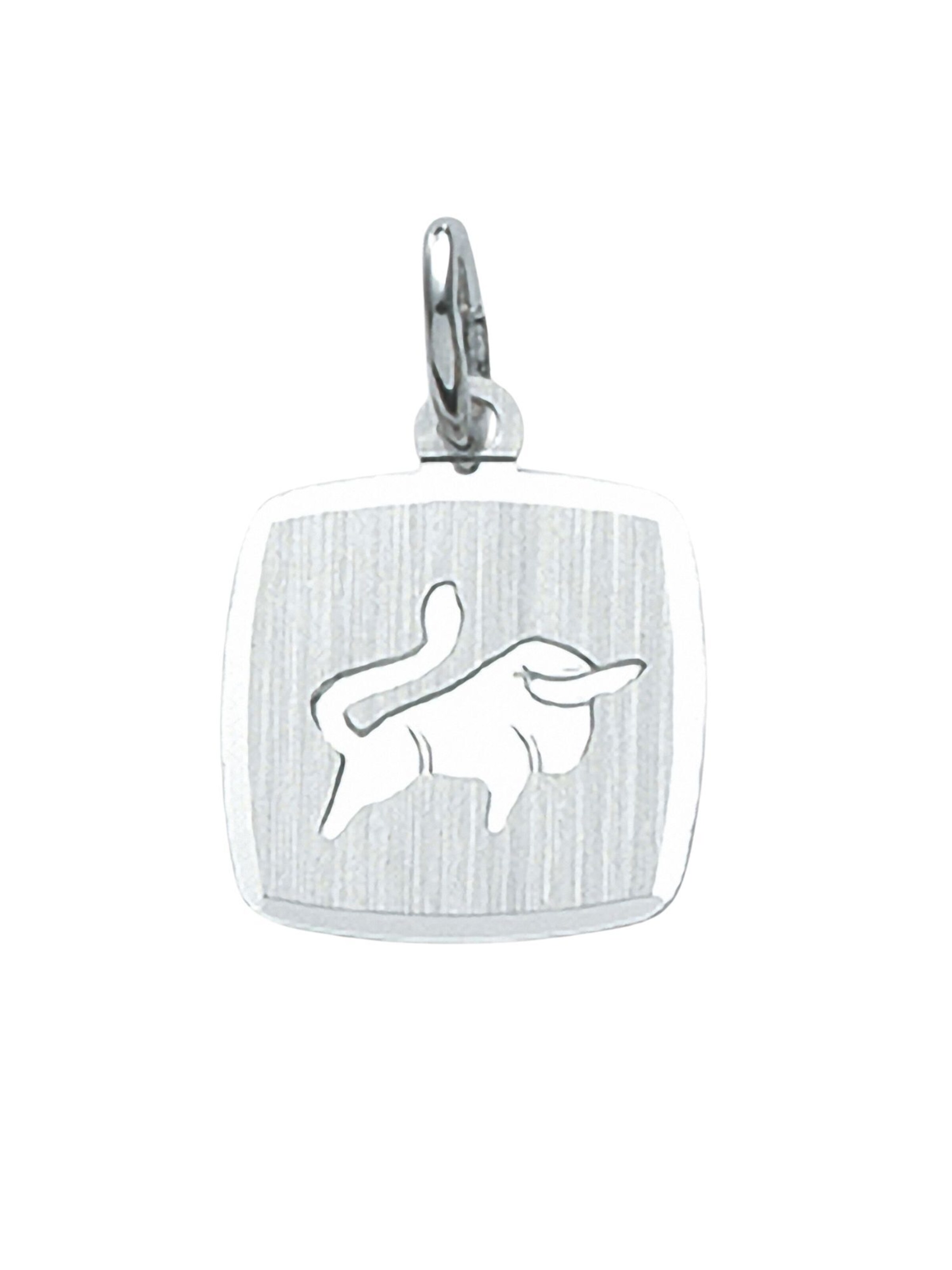 Adelia´s Pendant 'Stier' in Silver: front