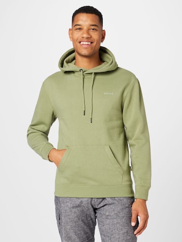 BLEND Sweatshirt 'Naftali' in Groen: voorkant