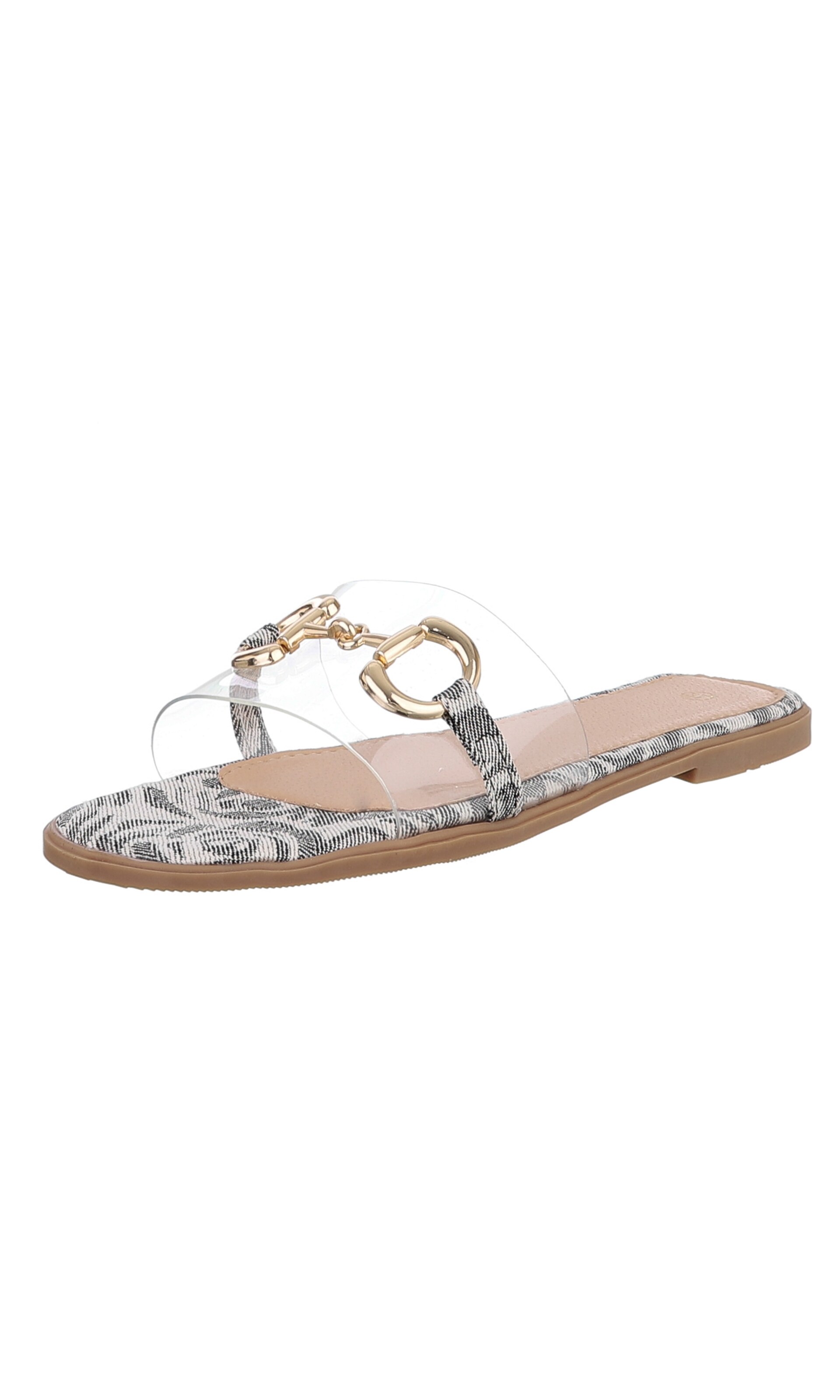 Ital-Design Mules in Grey: front