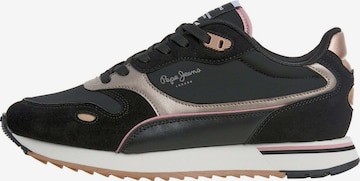 Baskets basses 'Bexley Essence' Pepe Jeans en noir : devant