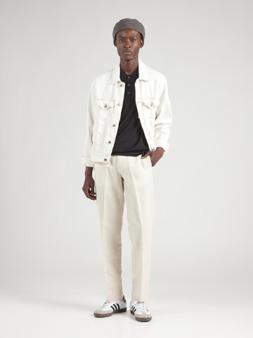 SELECTED HOMME Poloshirt 'SLHTOWN' in Schwarz