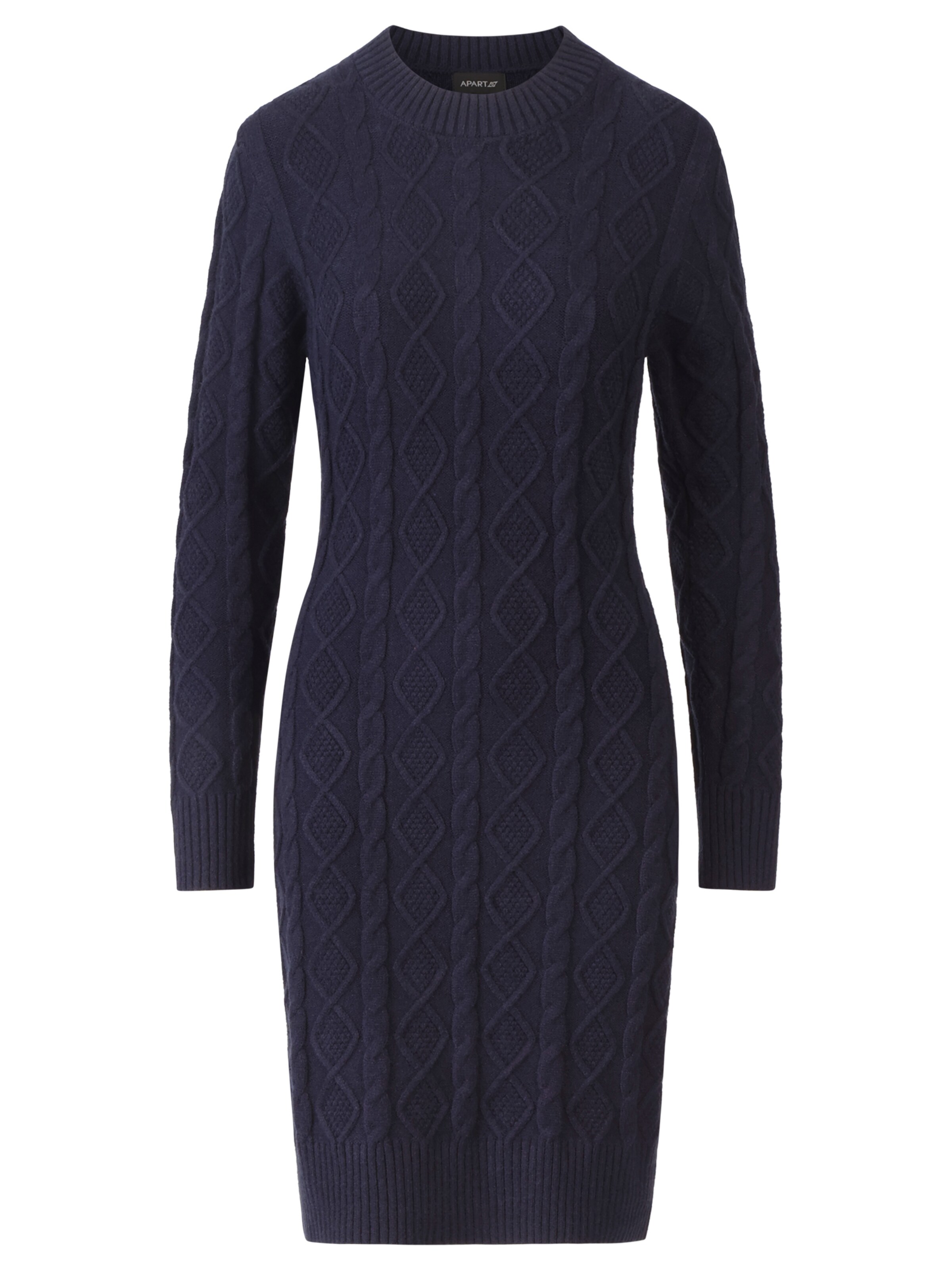 APART Strickkleid in Blau: Vorderseite