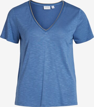VILA قميص 'NOEL' بلون أزرق: الأمام