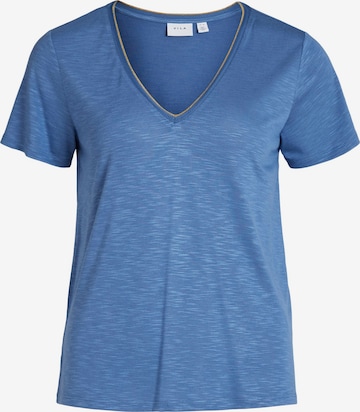 VILA - Camisa 'NOEL' em azul: frente