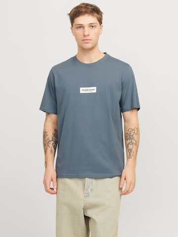 JACK & JONES - Camisa 'JORSPLIT' em azul: frente