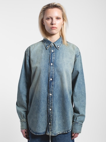 Dr. Denim Shirt 'Ray Denim' in Blauw