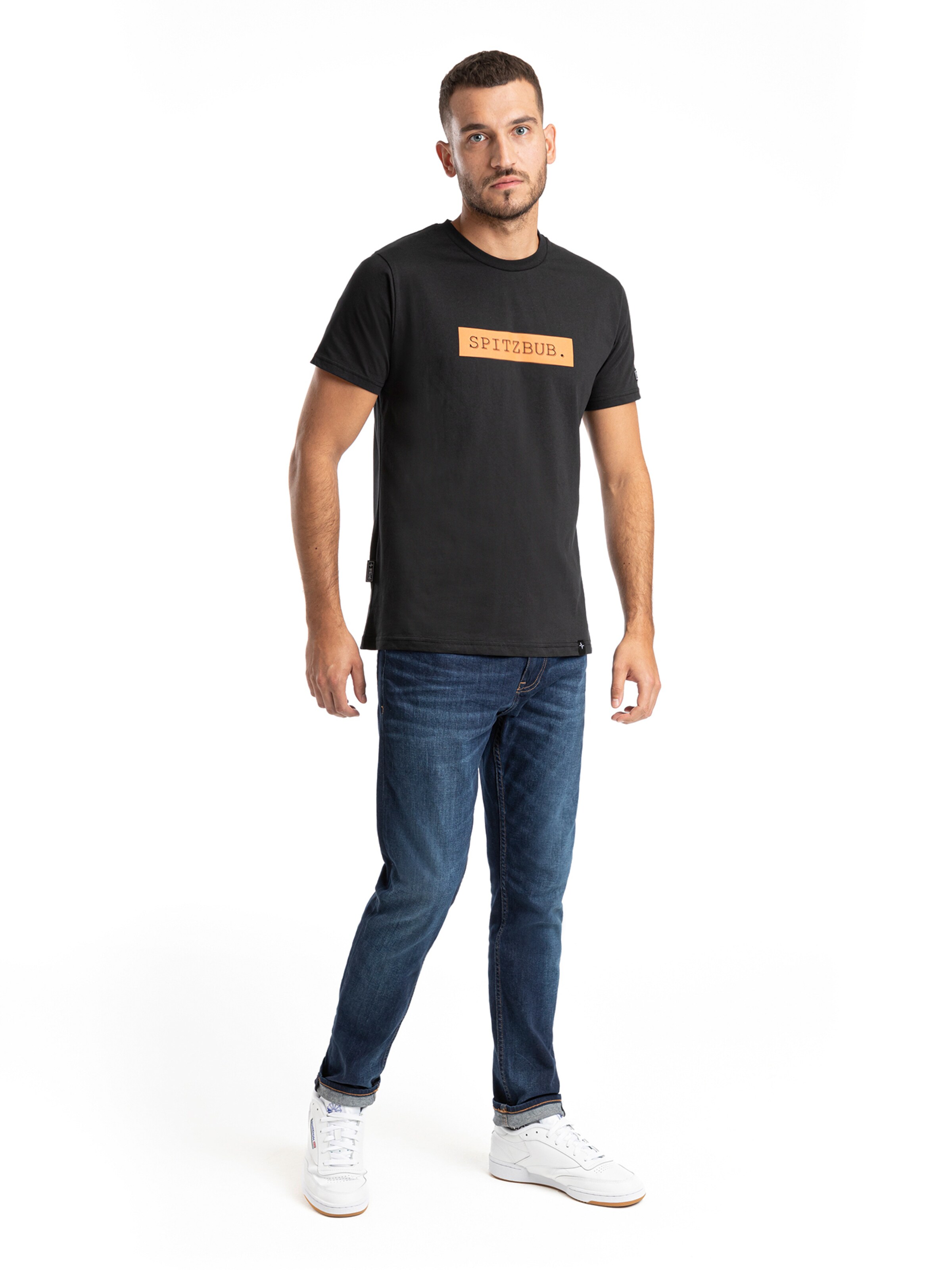 SPITZBUB Shirt 'Johann' in Black