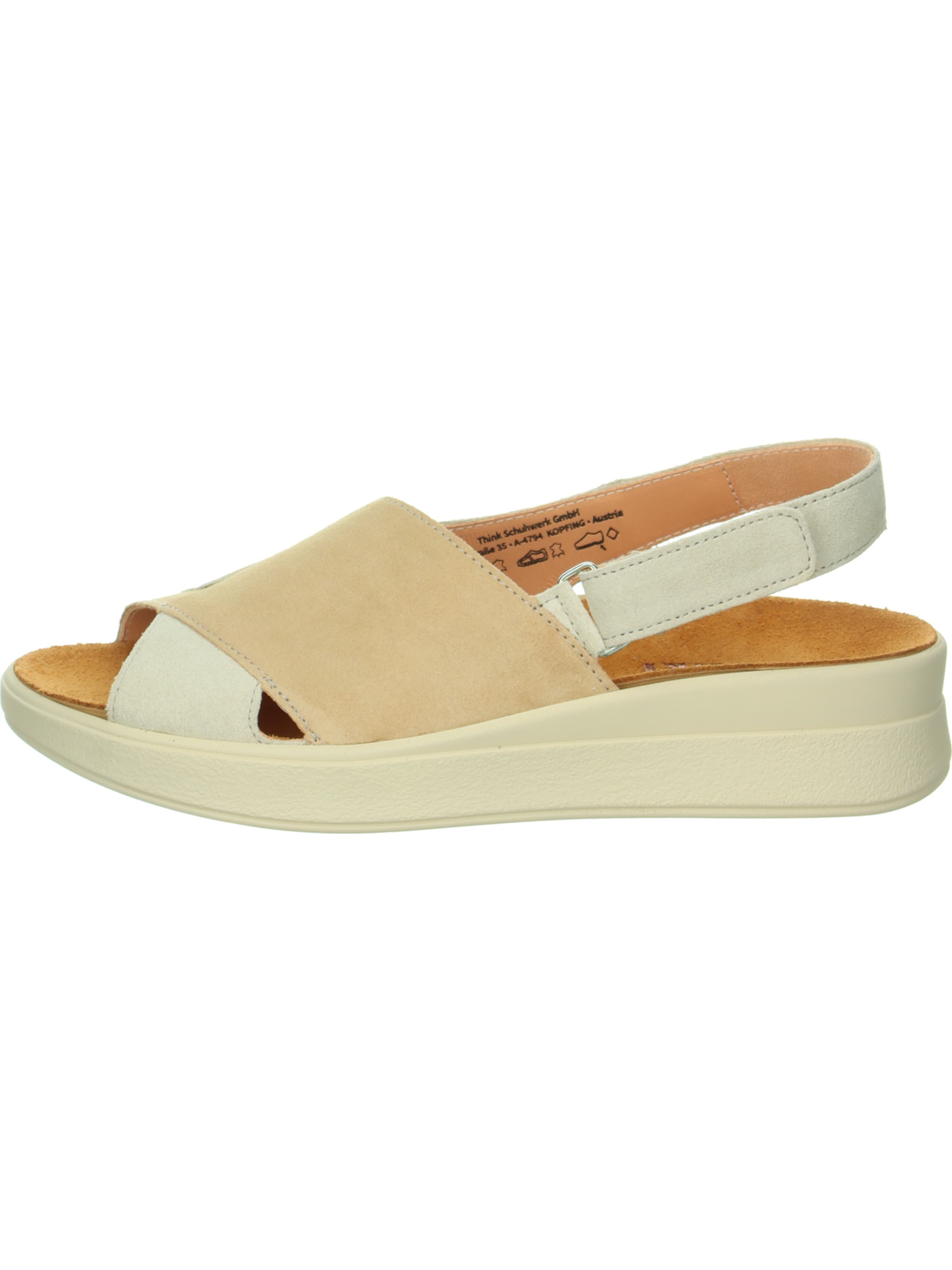 THINK! Sandals 'Meggie' in Beige