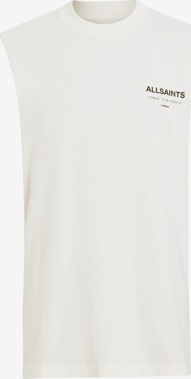 AllSaints T-Shirt 'UNDERGROUND' en noir / blanc, Vue avec produit
