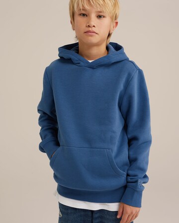 Sweat WE Fashion en bleu : devant
