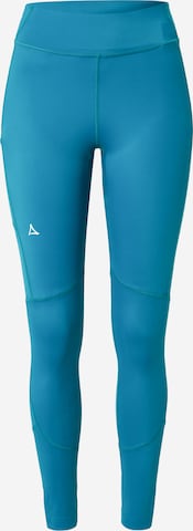 Schöffel Skinny Workout Pants 'Imada' in Blue: front