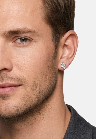 Boucles d'oreilles 'Quirin' Heideman en argent : devant