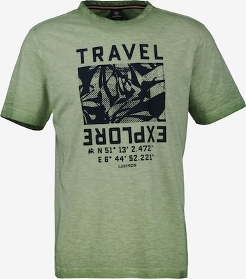 LERROS Shirt in Groen: voorkant