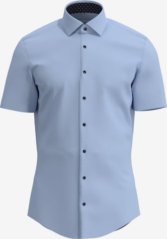 Coupe regular Chemise business SEIDENSTICKER en bleu : devant