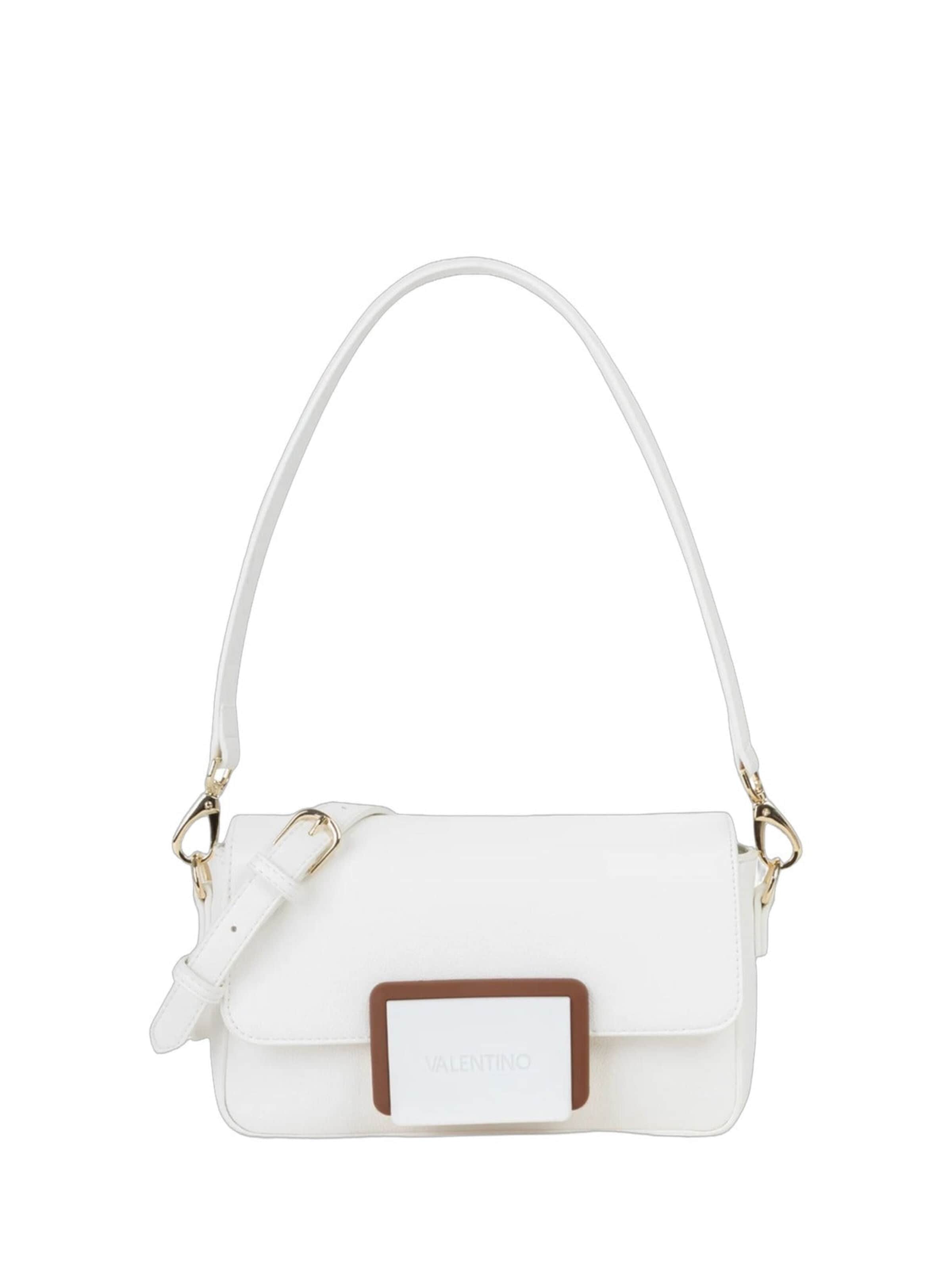 VALENTINO Taška přes rameno 'Valentino Sac Bandoulière Thetis Blanc Femme Bianco' – bílá: přední strana