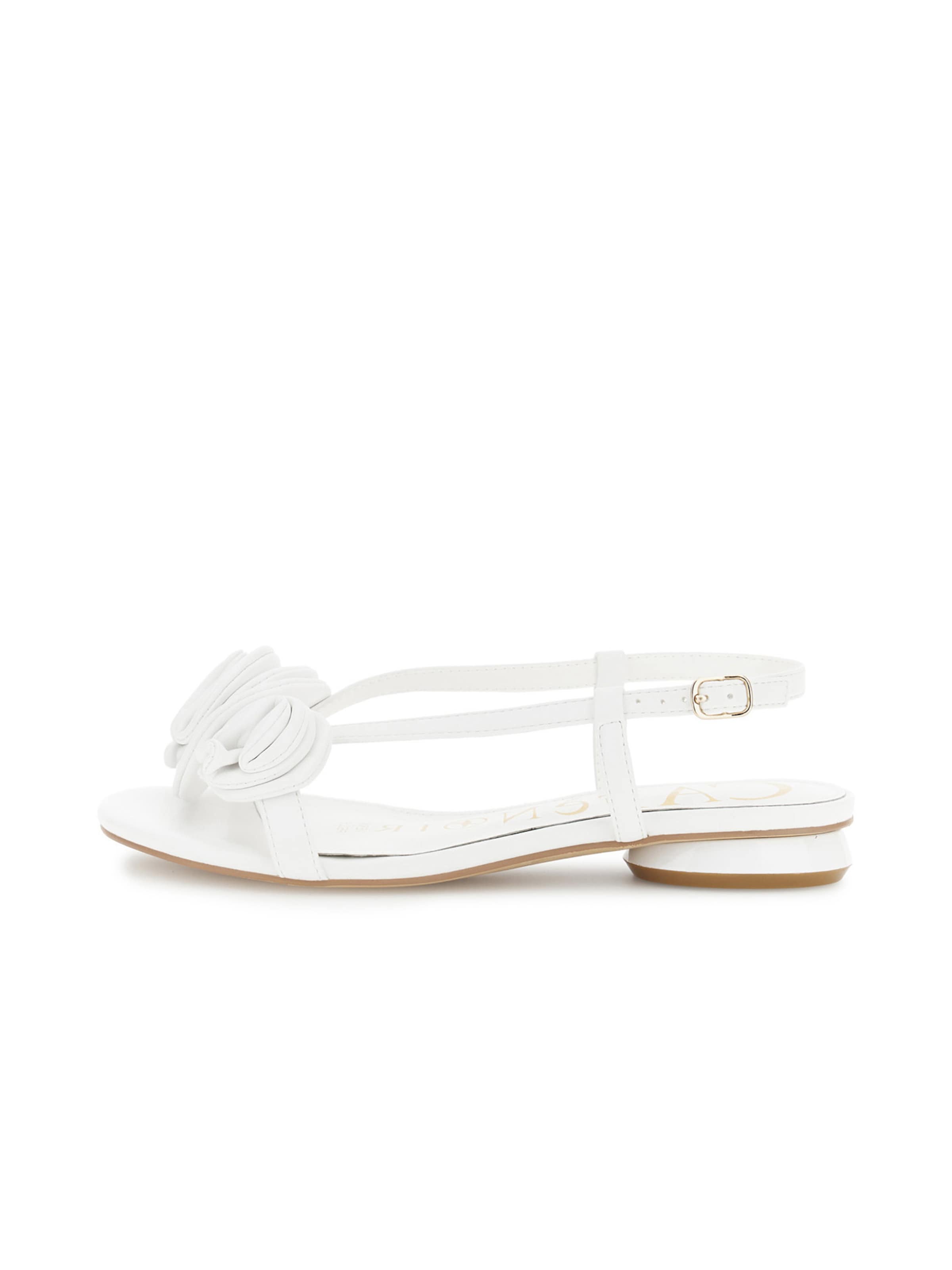 CAFè NOIR Sandalen met riem in Wit
