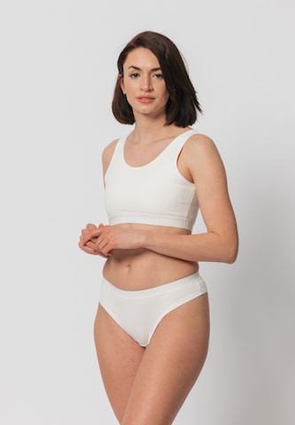 SNOCKS Boxer shorts 'Soft-Bra' in Beige: front