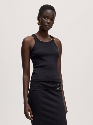 EDITED Top 'Charlotte' in Black: front