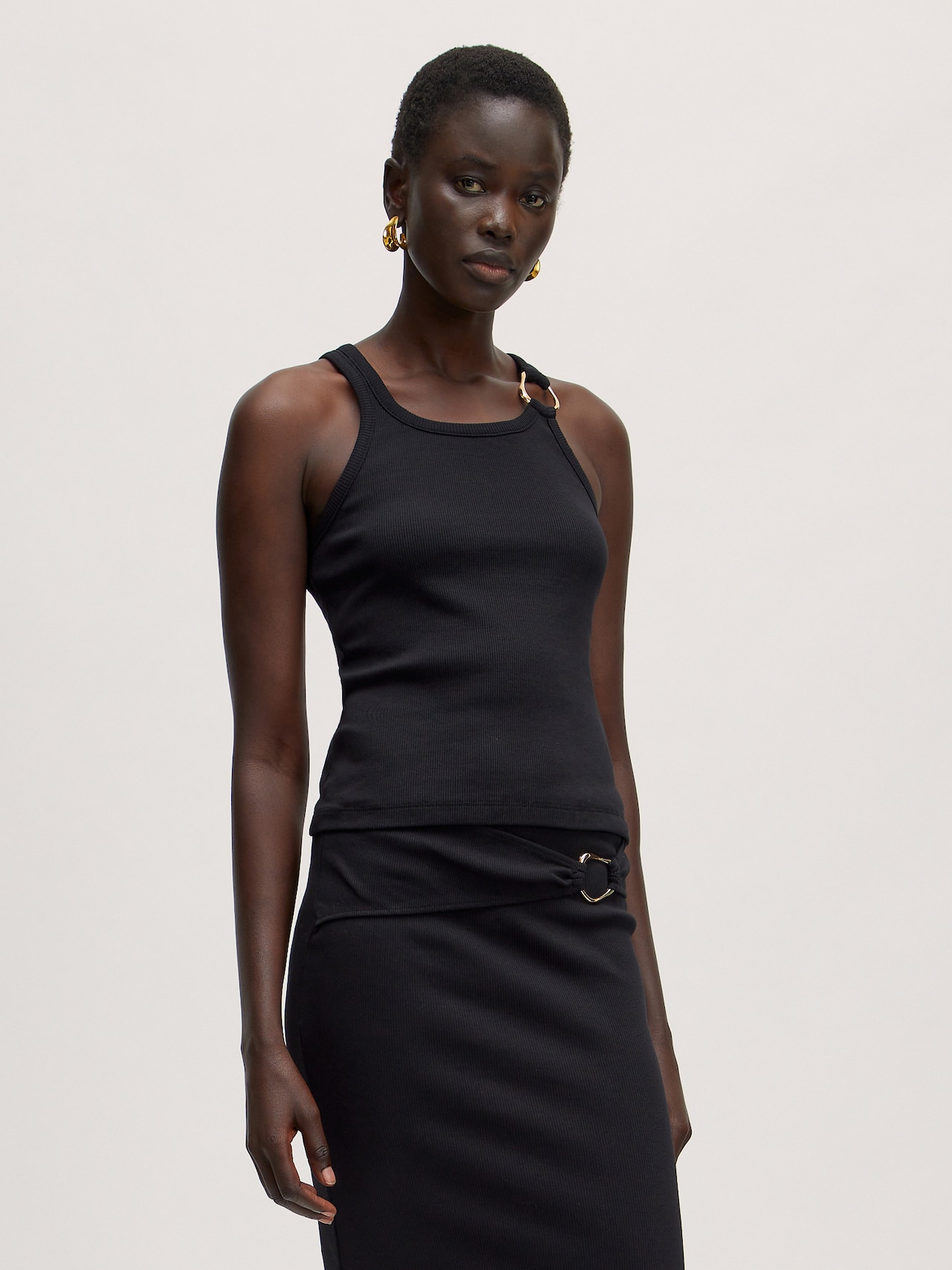 EDITED Producten Top 'Charlotte' Zwart