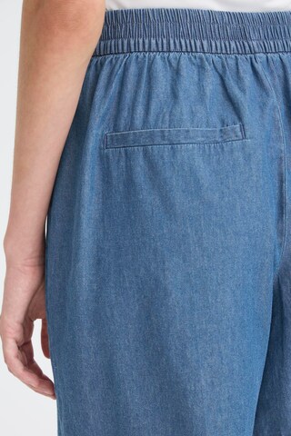ICHI Loosefit Hose  'XAURORA' in Blau