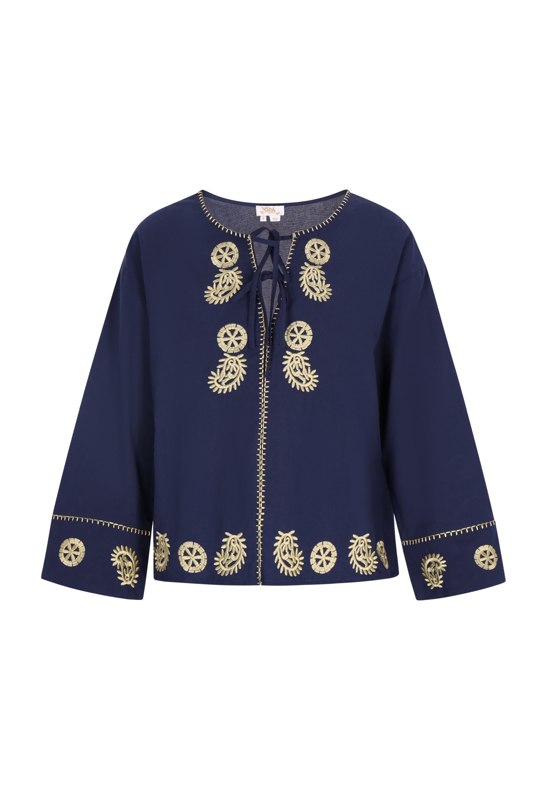 usha FESTIVAL Μπλούζα σε μπλε: μπροστά