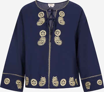 usha FESTIVAL Bluse i blå: forside