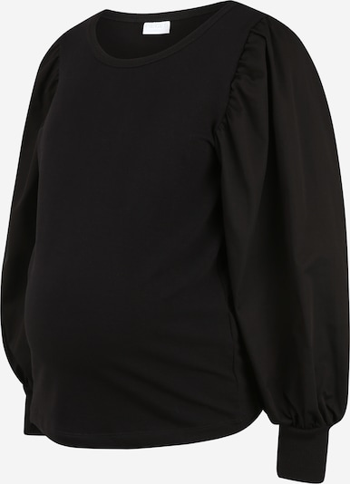 Pieces Maternity Trui 'Merve' in de kleur Zwart, Productweergave