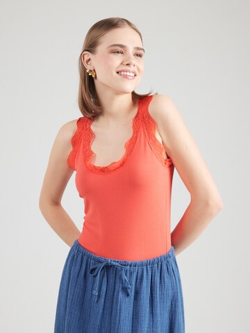 ONLY Top 'ONLELLIS' in Rood: voorkant