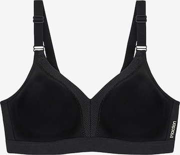 Triumph Triaction Bra 'Wellness' in Black: front