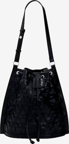 DesigualRuksak 'Argon Black Harlan' - crna boja: prednji dio