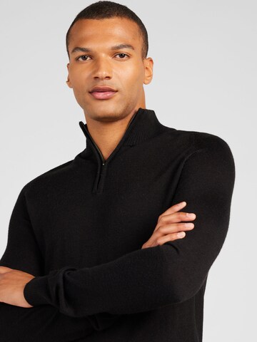 Bruun & Stengade Pullover 'Pelle' in Schwarz