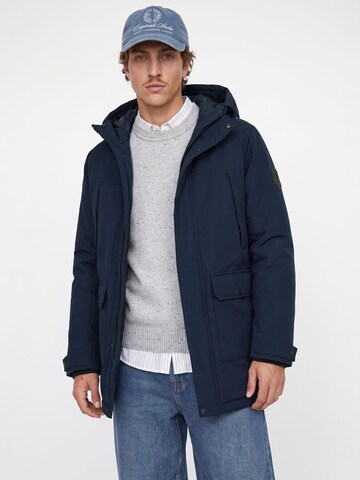 JACK & JONES Overgangsparka i blå: forside