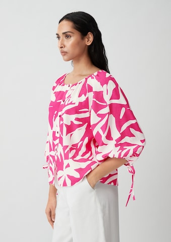 COMMA Blouse in Roze: voorkant