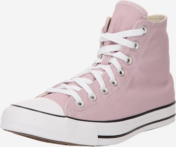 CONVERSE Trampki wysokie w kolorze fioletowy: przód