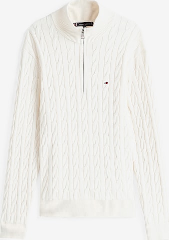 TOMMY HILFIGER Pullover in Weiß: Vorderseite