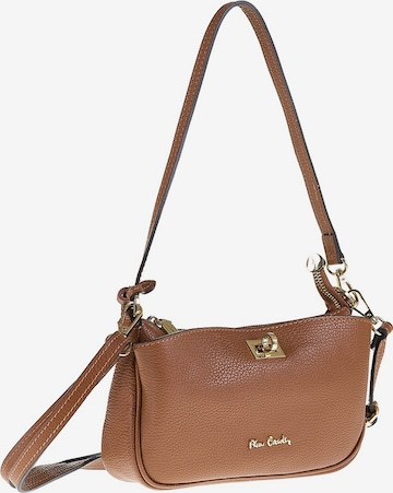 PIERRE CARDIN Schoudertas 'Valoria' in Bruin: voorkant