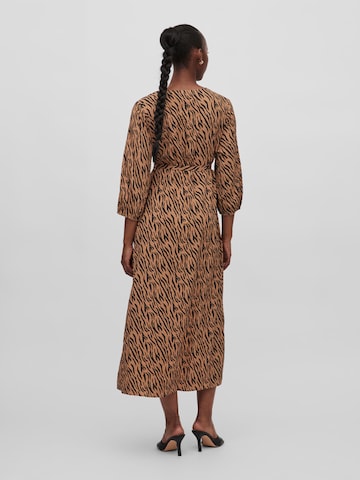 VILA Dress 'FREDA' in Brown