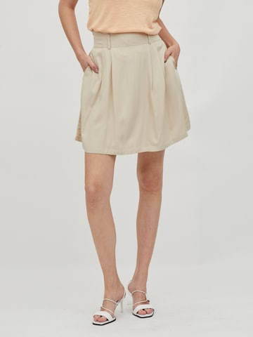 VILA Skirt 'Vero' in Beige: front