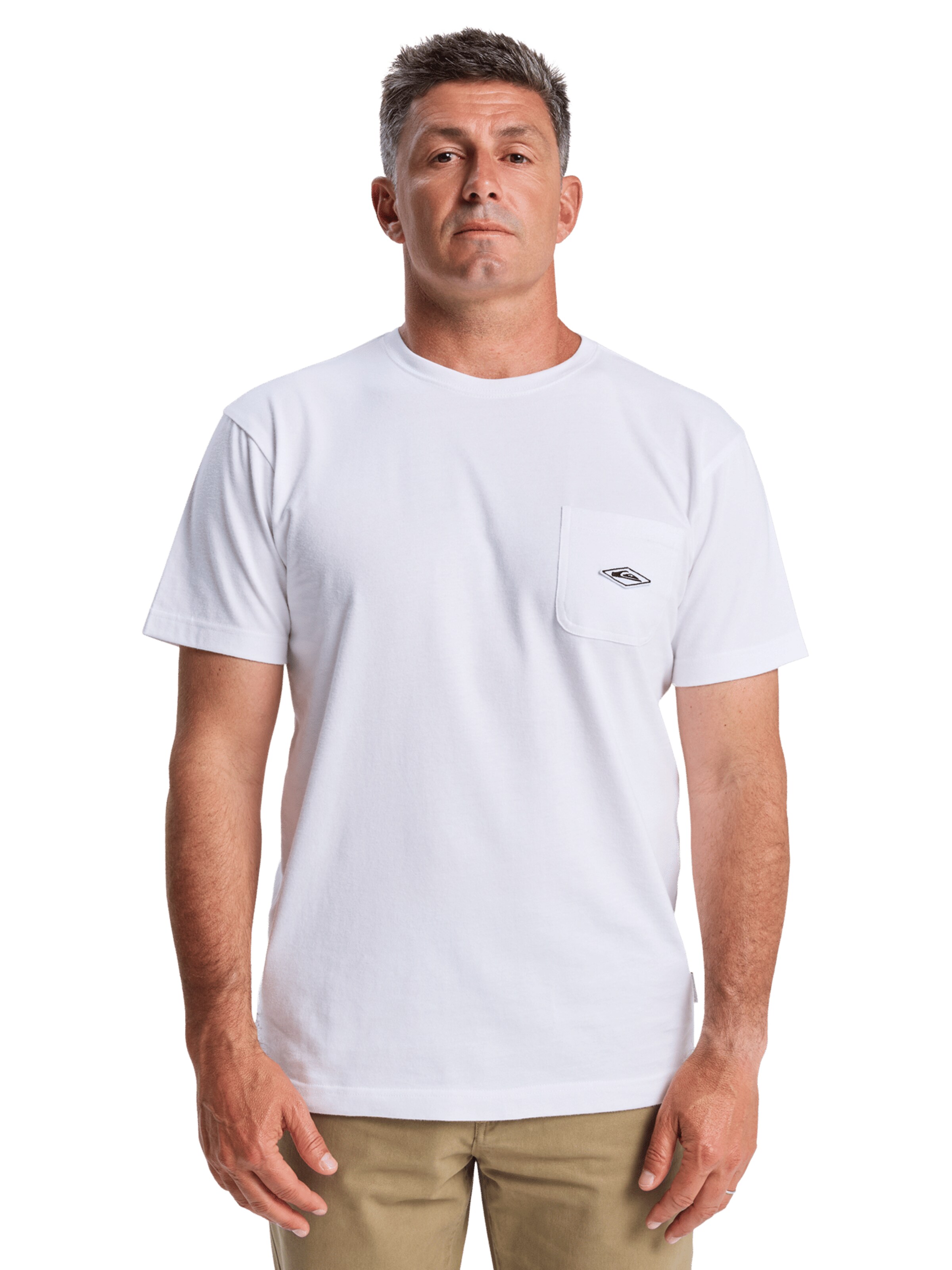 QUIKSILVER Shirt 'Diamond' in White: front