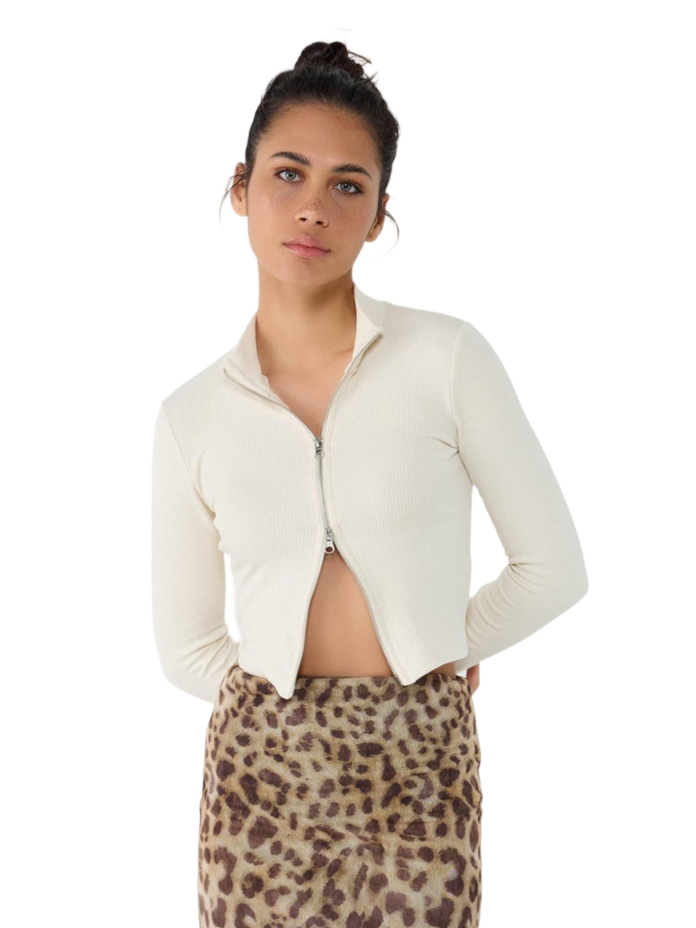 No Matter What Sweatshirt in Beige: Vorderseite